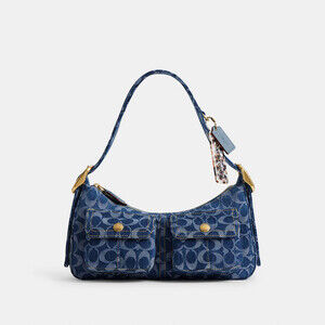Coach Cargo Shoulder Bag In Upcrafted Signature Denim
